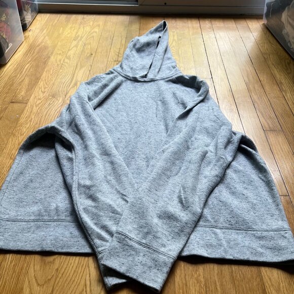 Banana Republic Size XXL Gray Hooded Long Sleeve Pullover Hoodie Sweatshirt - Picture 7 of 13